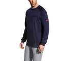 Ariat FR Men's Flame Resistant Navy Air Crew T-Shirt 10022327